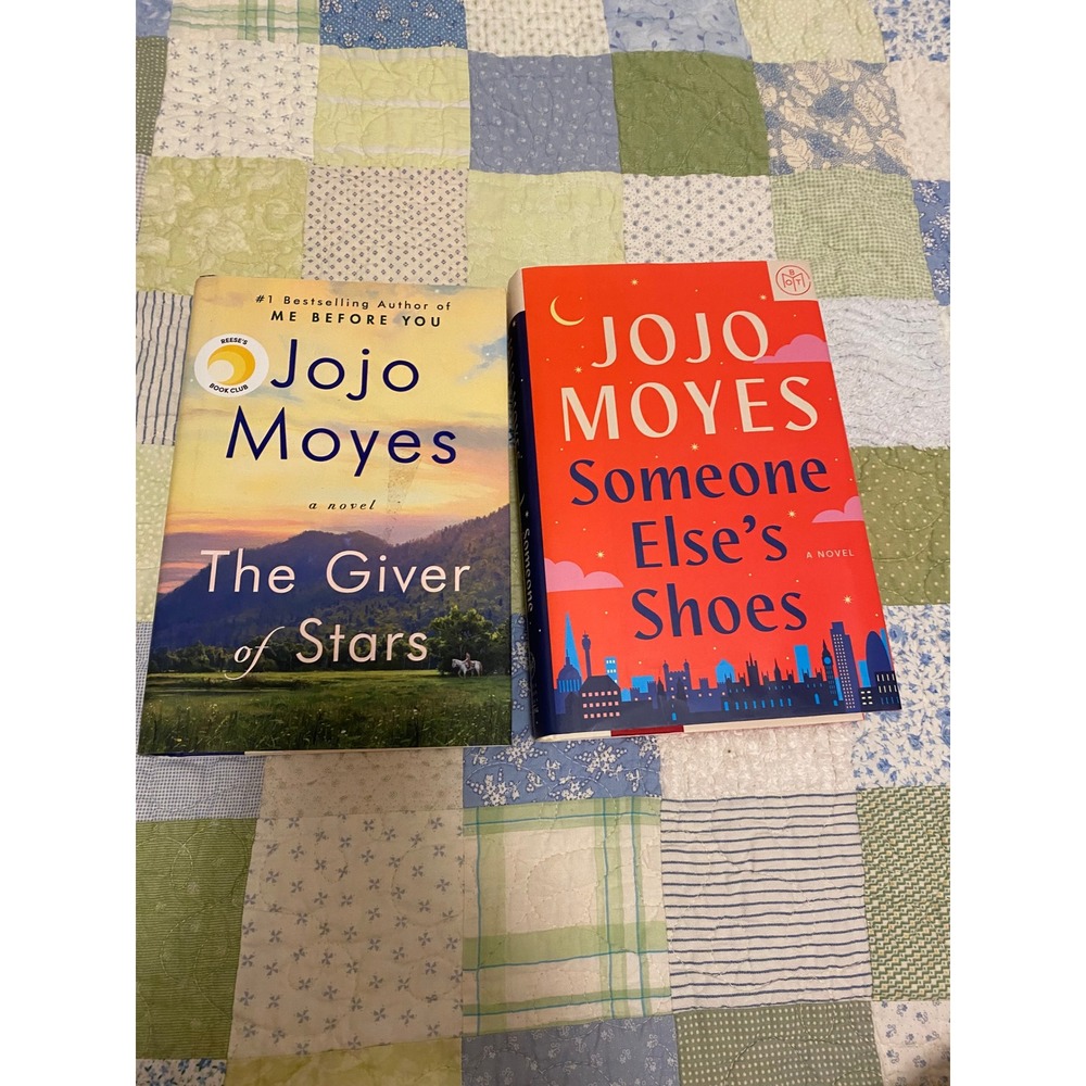 Jojo Moyes Book Set The Giver of Stars and Someone Else's Shoes Hardcover